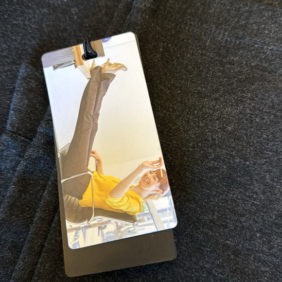 NWT Betabrand crop dress pant yoga pant charcoal gray size XS - Picture 3 of 7